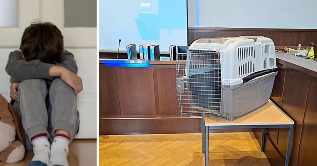 Kobieta uwięziła swojego syna (12 l.) w transporterze dla psów i pobiła go.  Sąd ją skazał.  Nie uwierzysz, ile ona ma lat Náhledový obrázek